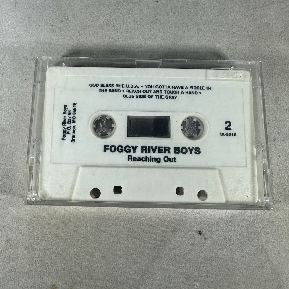 Foggy River Boys "Reaching Out" Cassette Tape Christian Gospel 1980s Vintage